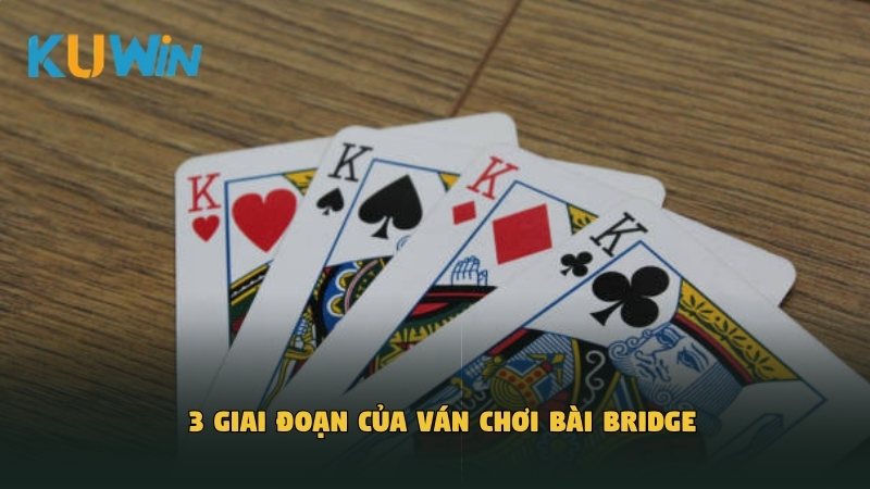 3 giai đoạn của ván chơi bài Bridge