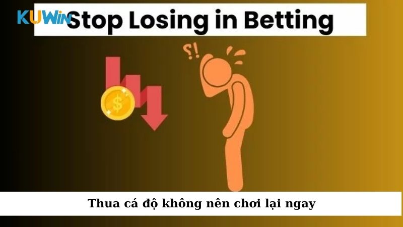 Thua cá độ không nên chơi lại ngay