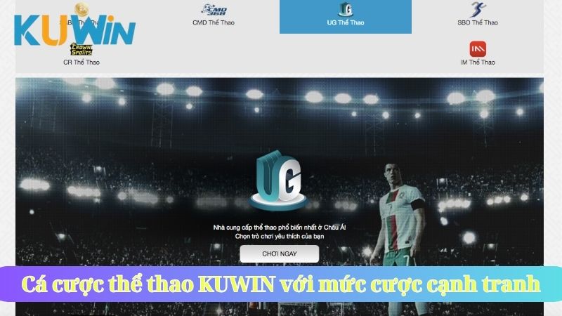 Cá cược thể thao KUWIN với mức cược cạnh tranh
